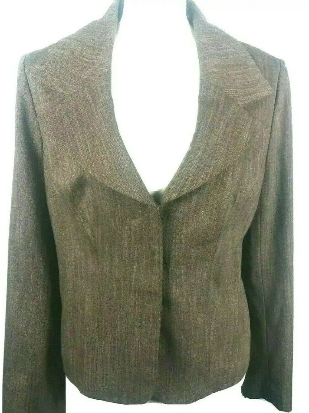 The Limited Brown Blazer Jacket 8 Interview Officecore Light Dressy Casual